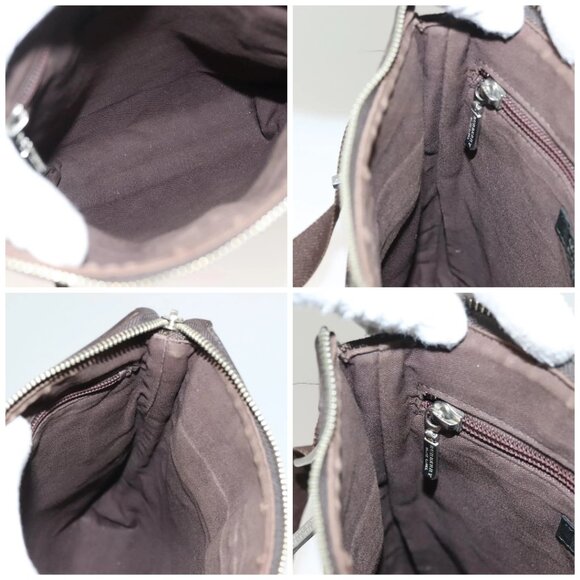 BURBERRY Black label Shoulder Bag Canvas Brown Aut - Picture 16 of 16